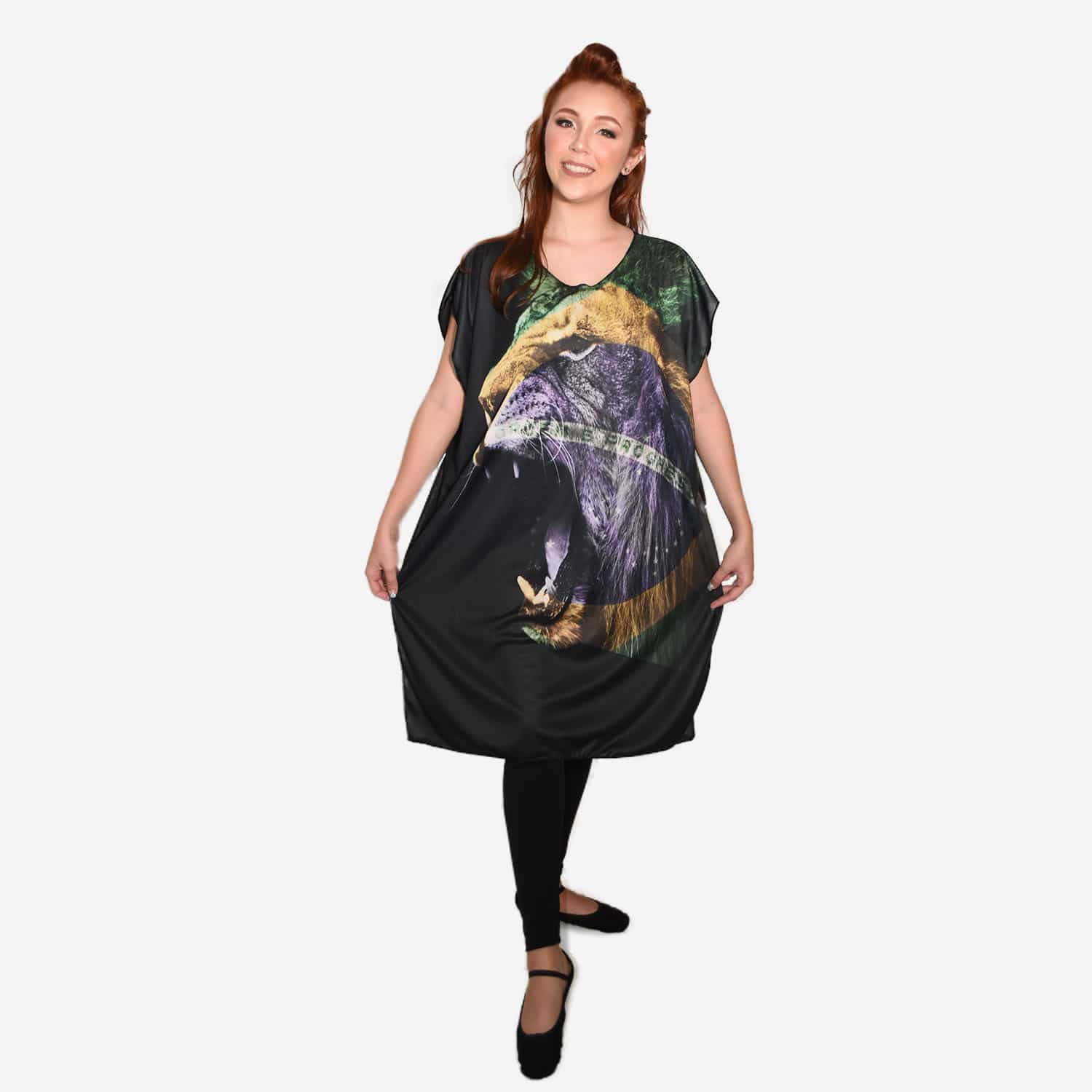 TUNICA DESPERTA BRASIL ROUPAS DE DANCA GOSPEL - Roupas de Dança Ministerial - Estilo Dança