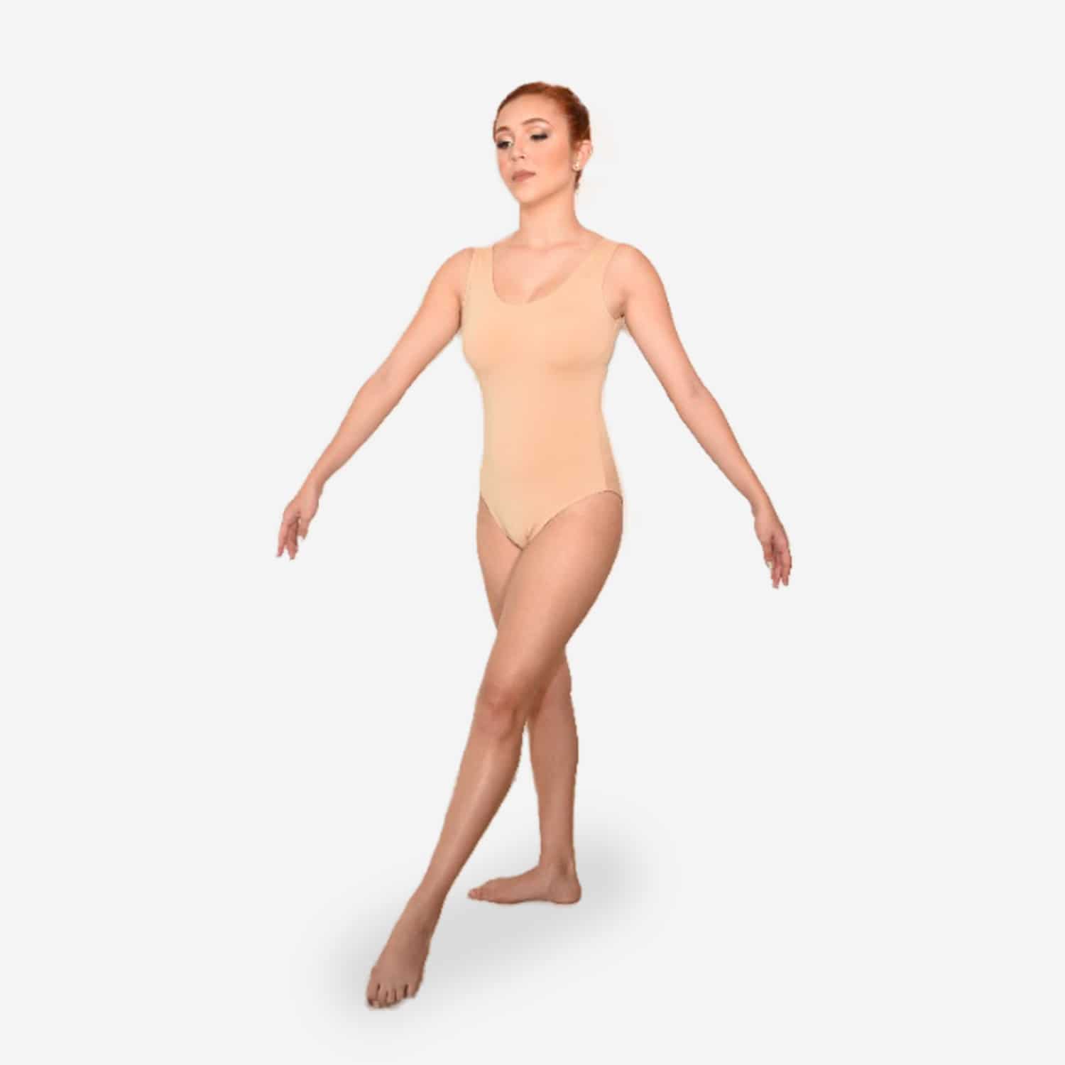 COLLANT REGATA BEGE - Roupas de Dança Ministerial - Estilo Dança