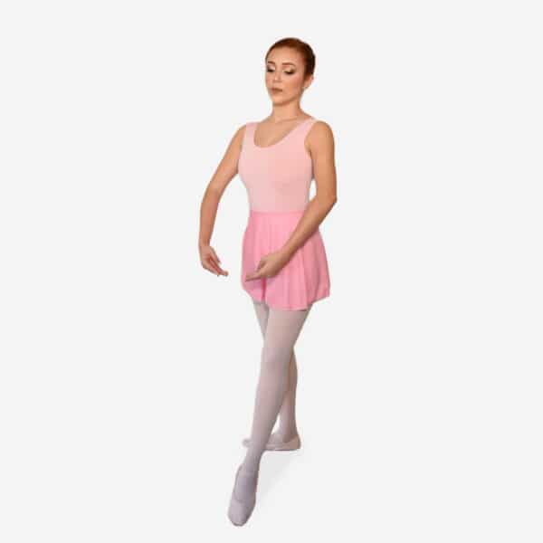 SAIA TRANSPASSADA ROSA - Roupas de Dança Ministerial - Estilo Dança