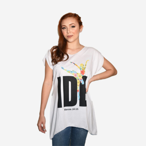 T SHIRT ESTILO DANCA - Roupas de Dança Ministerial - Estilo Dança